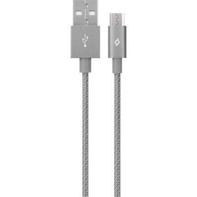Ttec Кабел ttec - AlumiCable, USB-A/Micro USB, 1.2 m, сив (8694470613178)