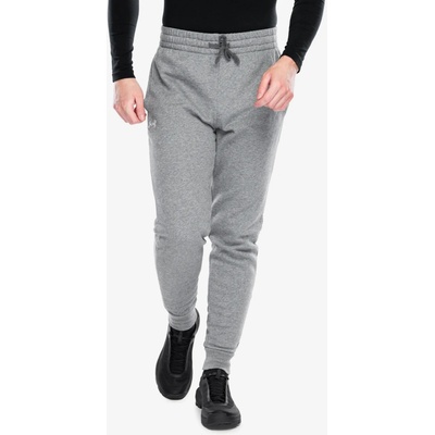 Under Armour Rival Fleece joggers Castlerock Light Heather/ White
