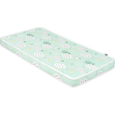 KikkaBoo Mатрак KikkaBoo - Fantasia, 70 х 140 х 9 cm, Clouds Mint (41107030016)
