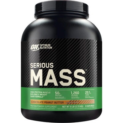 Optimum Nutrition Serious Mass [2721 грама] Шоколад с фъстъчено масло