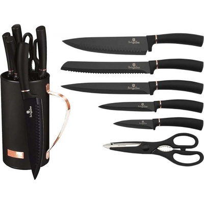 Berlingerhaus Sada nožov v stojane Black Rose Collection BH 2481 7 ks