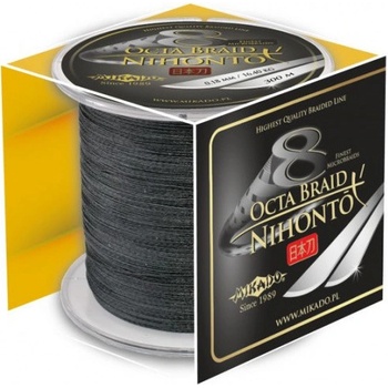 Mikado šnúra Nihonto Octa Braid Black 300m 0,08mm 5,15kg