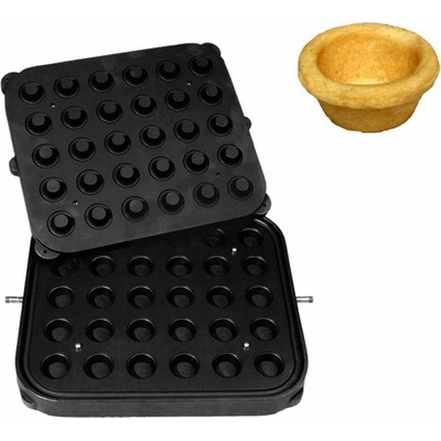 G.Gastro Formy pro stroj na tartaletky TMPIC - Tvar tartaletek: Kulaté - Ø 41 mm - Ø 27 mm - Výška: 18 mm - pro 30 tartaletek - D9783785