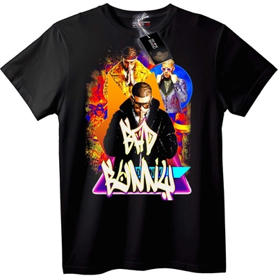 NOONEBRAND Тениска Bad Bomba Градска - 6XL, Black
