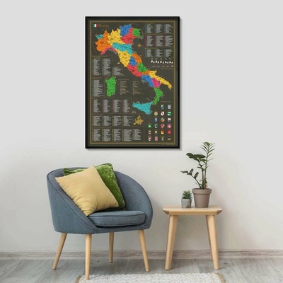 Mapa Itálie