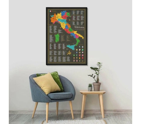 Mapa Itálie
