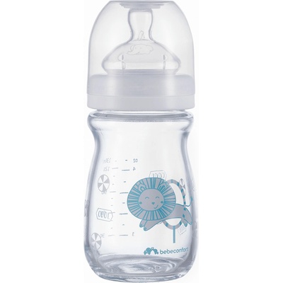 Bebeconfort dojčenská fľaša Emotion Glass White 130ml