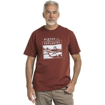 Bushman tričko Knud burgundy