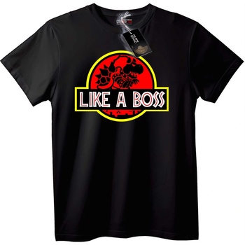 NOONEBRAND Тениска Like a Boss - 2XL, Black