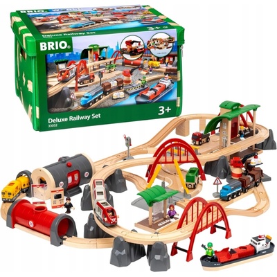 Brio vláčiková dráha Deluxe set v plastovom boxe