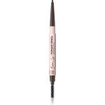 Eveline Cosmetics Brow & Go! водоустойчив молив за вежди с четка 2 в 1 цвят Dark Brown 4 гр