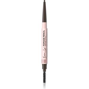 Eveline Cosmetics Brow & Go! водоустойчив молив за вежди с четка 2 в 1 цвят Dark Brown 4 гр