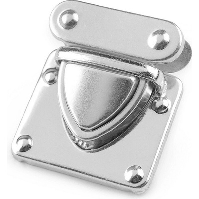 Sada zapínání na tašku 36x33 mm nikl 5 sada