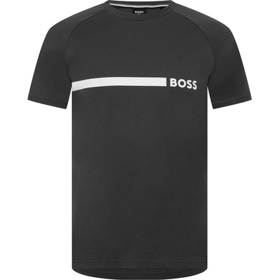 Boss Тениска Boss Men's Logo Cotton Short Sleeve Crew Neck Slim Fit T-Shirt - Charcoal 011