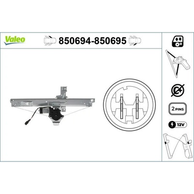 Zvedací zařízení oken VALEO 850694