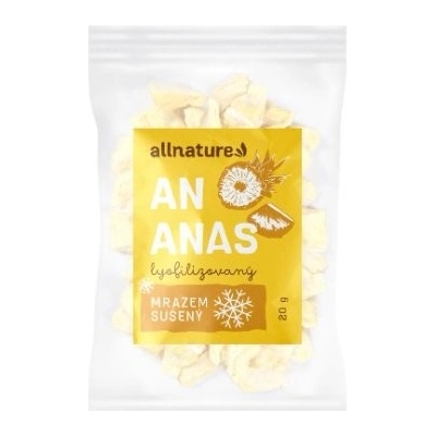 Allnature Ananás sušený mrazom kúsky 20 g