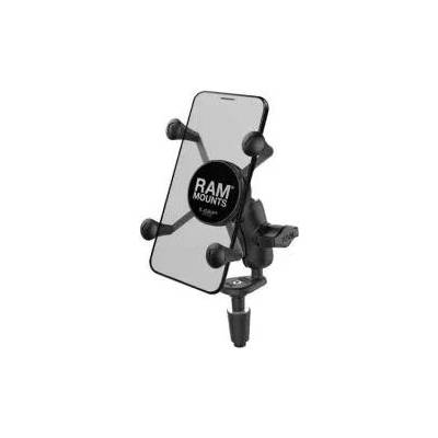 kompletní sada držáku X-Grip s uchycením do krku řízení motocyklu, RAM Mounts