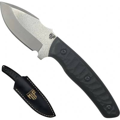 Messerfieber Outdoor pevný "SBH 2.0" s koženým pouzdrem
