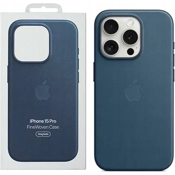 Apple iPhone 15 Pro FineWoven Case with MagSafe Pacific modré MT4Q3ZM/A