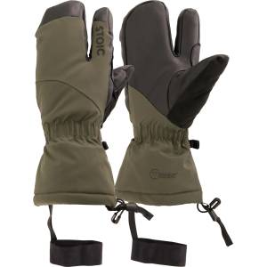 Stoic Ръкавици Stoic MountainWool NalluSt. Pro 3 Finger Gloves - Dark Olive - размер 6 (EU) (202-8783-0211)