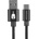 Spartan Gear Кабел Spartan Gear, от USB A(м) към USB C(м), 2m, черен