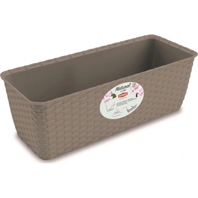 Nohel Garden Truhlík samozavlažovací NATURAL plastový 30x13x11 cm