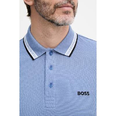 BOSS Green тениска с яка мъжка от памук Paddy (50469055)