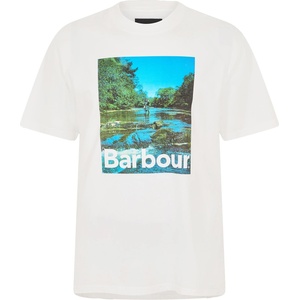 Barbour Тениска Barbour Sprouston T-Shirt - White WH11
