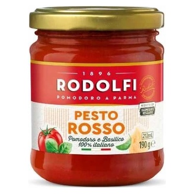 Rodolfi Pesto Rosso con basilico e Parmigiano 190 g