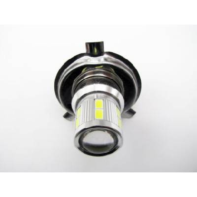 Диодна крушка h4 с 16 диода и лупа