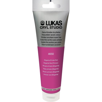 LUKAS Cryl Studio Plastic Tube АКРИЛНА боя Magenta Red (Primary) 125 ml 1 бр (746500012)