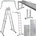 UNI Алуминиева Стълба 4x3 стъпала, 150кг. , 3.4м сгъваема, мултифункционална /04661/ (UNI-04661)