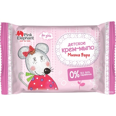 Pink Elephant detské mydlo myška Mia 90 g