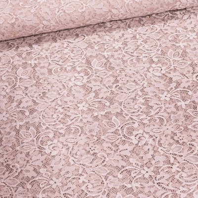 Šatovka / krajka LILI 3 elastická, pudrová, š.150cm (látka v metráži)