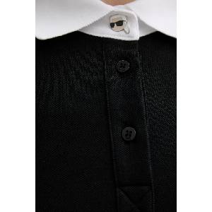 KARL LAGERFELD Памучна рокля IKON (B1W13032)