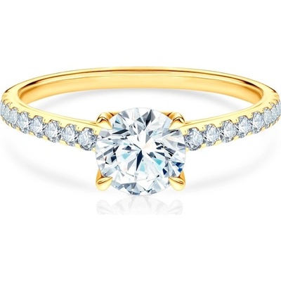Savicki Zásnubný prsteň Share Your Love žlté zlato laboratórne diamanty SYL P2 LAB Z