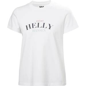 Helly Hansen Дамска тениска Helly Hansen Women's Core Graphic T-Shirt 2.0 T-shirt - White (916-5624-0212)