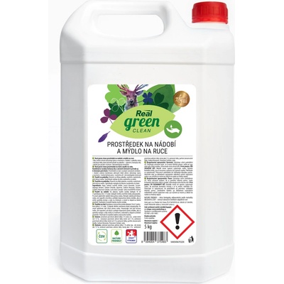 Real Green Clean prací gel univerzální 142 PD 5 l