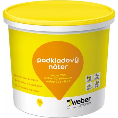 Weber 700 univerzálny podkladový náter 16 kg Šedá