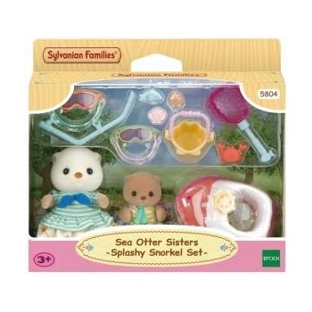 EPOCH SYLVANIAN Sea Otter Sisters on Vacation. 05804 58046