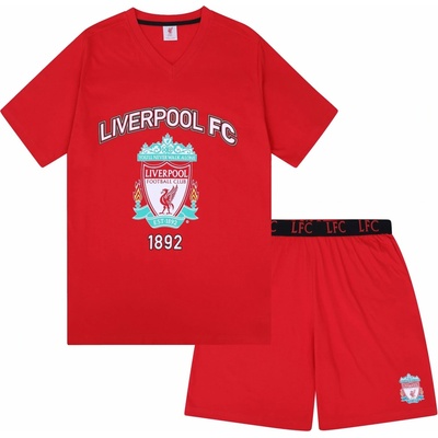 FC Liverpool pánské pyžamo krátké červené