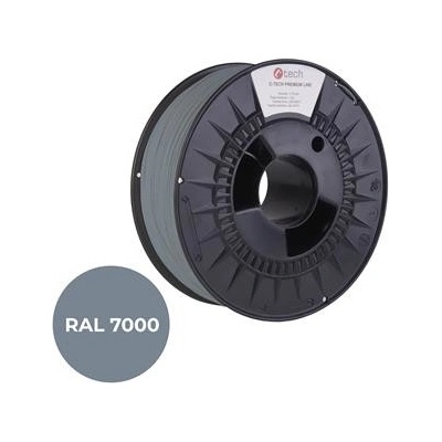 C-Tech Premium Line PETG, veverčí šedá, RAL7000, 1,75mm, 1kg