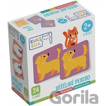 Véééliké pexeso Zvířátka na dvorku