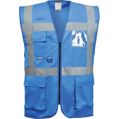 Portwest hi-vis iona executive f476 / Жилетка със светлоотразителни ленти - кралско синьо xl (f476rbrxl)