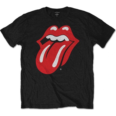 Rolling Stones tričko Classic Tongue čierna