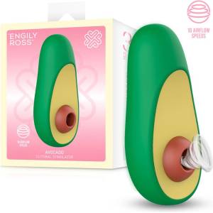 Engily Ross Avocado Clitoral Stimulator with Suction Green