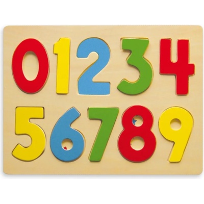 Viga Toys Образователен пъзел Viga - Цифри (58545)
