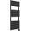 Crystal Електрическа лира за баня Crystal E-PEARL matt black 500W (392171)