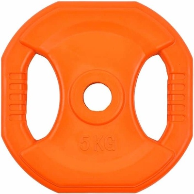 inSPORTline Pump Hranatý pogumovaný kotúč 5 kg 30 mm