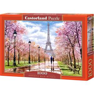 Castorland Пъзел Castorland от 1000 части - Романтична разходка в Париж, Ричард Макнийл (C-104369-2)